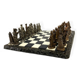 Jogo Xadrez Medieval Artesanal