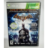 Jogo Xbox 360 Batman Arkham Asylum 3d + Oculos Original