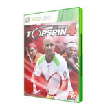 Jogo Xbox 360 De Tennis Topspin 4 Original Midia Física