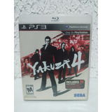 Jogo Yakuza 4 Ps3 Midia Física Completo R$89,90