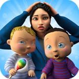 Jogos De Mãe E Bebê De Babá De Gêmeos - Jogos De Creche De Vida Familiar Feliz Para Mamãe Virtual