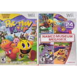 Jogos Wii Pac-man Party + Namco Museum Megamix Novos Lacrado