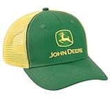 John Deere Boné Masculino De Malha Verde Amarelo LP69229