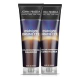 John Frieda Brilliant Brunette Midnight Kit 2 Shampoos