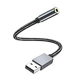 JOINDATAT Adaptador De áudio USB Para