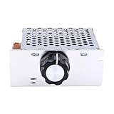 Jojofuny Regulador Eletrônico De Volt Scr Regulador De Voltagem 4000w Controlador Regulador De Voltagem Controlador Scr Alto Poder Estabilizador