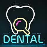 JOMOBUTY Sinal De Néon Dental Luz LED Para Decoração De Parede De Odontologia Sinal De Negócios Presente Para Dentista Clínica De Consultório Odontológico Alimentado Por USB Ultra Brilhante 