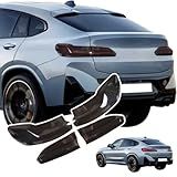 JONKOKO Kit De Lanterna Traseira Preta ABS Compatível Com BMW X4 G02 2019 2024 Acessórios De Capa De Proteção De Lanterna Traseira Para Carro