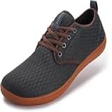Joomra Sapatos Masculinos Para água E Terra Malha Hidrofóbica Estilo Descalço Atualização De Secagem Rápida W753 Cinza Goma 8