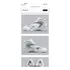 Jordan Og White Metalic Silver Tam 42 - Importado