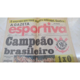 Jornal Corinthians Campeão Brasileiro 90