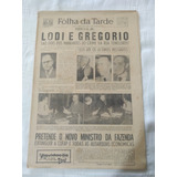 Jornal Folha Da Tarde 27 08 Getúlio Vargas Gregório 1954