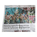 Jornal Folha De São Paulo Palmeiras