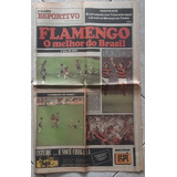 Jornal Globo Esportivo Flamengo Campeão Brasileiro 80 Pôster