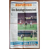 Jornal O Globo Futebol 1997 Botafogo