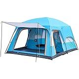 JOYFOX Barraca Automática Gigante Para 8-12 Pessoas 380x260x195cm Com Vestíbulo- Proteção UV UPF 50- E Tela Mosquiteira - Montagem Rápida