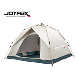 Joyfox Barraca Camping Acampamento 3 4 Pessoas Automática Impermeavel Barraca Para Acampar Tecido Oxford Bege