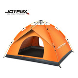 Joyfox Barraca Camping Acampamento Automática 3 4 Pessoas Tecido Oxford Laranja 2 1x2x1 35m
