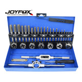 Joyfox Kit Macho E Tarracha Jogo 32 Peças Estojo De Aço Rápido Profissinal