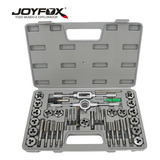 Joyfox Kit Macho E Tarracha Jogo 40 Peças De Rápido Profissinal Cor Cinza