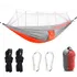 Joyfox Sacos De Dormir Rede De Dormir Com Portát Camping Mosquiteiro Descanso 300kg Cor Laranja 260cm X140cm