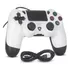 Joystick Controle Usb Manete Para Ps4 Playstation Pc Notebok Cor Branco