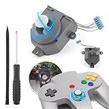 Joysticks De Substituição Para Nintendo N64 Joystick Para Controle Nintendo 64 Para N64 Hall Effect 3D Analógico Stick Module Wheel Thumbsticks Substituir Acessórios Peças Com Ferramentas De Reparo