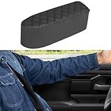 Joytutus Almofada De Apoio De Braço Para Porta De Carro Compatível Com Almofada De Descanso De Cotovelo Ram 2019-2024, Almofada De Apoio De Braço De Carro, Preto 30 Cm X 10,5 Cm X 8 Cm