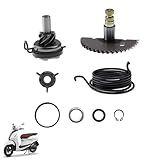 JOYYANGFANG Kit De Reconstrução De Eixo De Arranque De Engrenagem De Marcha Lenta Alumínio Kick Starter Conjunto De Montagem De Mola Para GY6 50cc 60cc 80cc Motors Scooter