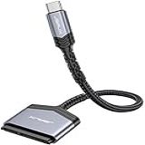 JSAUX Cabo SATA Para USB C Adaptador De Driver Rígido USB C 3 1 Para 2 5 Polegadas SATA III Conversor Externo De Alumínio Para Transferência De Dados SSD HDD Cinza