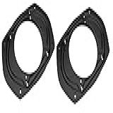 JSP Manufacturing Pacote Com 2 Placas Adaptadoras De Alto Falante Marítimo Para Carro Barco 15 X 20 Cm 15 X 20 Cm A 13 3 Cm