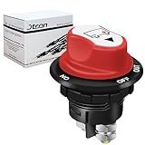 Jtron Interruptor De Desconexão Bateria Máx- 32 V Cc 100 A Cont- 150 Interno Interruptores Para Barcos- Carros- Veículos Off-Road- Caminhões- Trailers E Marinhos -Liga-Desliga-Desliga-100 A-
