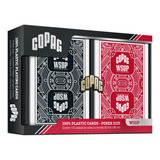 Juego De Cartas Pôquer Copag World Series Of Poker Preto Vermelho