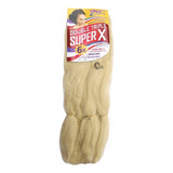 Jumbo Trança 400gramas Cabelo Sintético Jumbão Super X brind Cor 613 Platinado