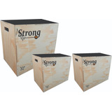 Jump Box Caixote Crossfit Kit Com 01 Unid 30 02 Cx De 16