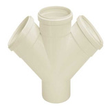 Juncao Pvc Esgoto Dupla 75x75x75mm Amanco Kit C 12 Pçs