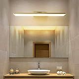 JUNNIU Luz LED Para Espelho De Banheiro 8 W à Prova D água Luminária De Parede Frontal Antiembaçante Arandela De Parede Giratória De 180 Para Armário Espelhado Banheiro Decoração De Penteadeira