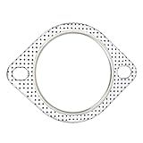 Junta De Escape Junta De Flange Cabeçote De Flange De Tubo De Descarga Junta Universal De Flange De Tubo De Escape De 3 Pol 76mm Com 2 Furos Aço Perfurado