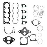 Junta Superior Motor Sem Retentor Jogo Cabeçote Fibra 79103Flex Preto Prata Sabo