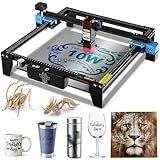Jusnboir Máquina De Gravação A Laser TTS 10 PRO 10W Máquina De Corte A Laser CNC De Gravação Offline De 80W Ponto De Compressão De Foco Fixo Para Madeira Metal Couro E Acrílico