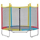 JUSTFUN- Cama Elástica Infantil 1-40M Pula A Pula Trampolim Diversão Infantil Cama Elástica Grande Resistente Médio Pequena PulaPula Trampolim Premium Resistente Área Interna Ou Externa -1-40M-