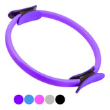 Justgofit Anel Pilates Roxo 36cm Yoga Tonificador Flexível Para Exercícios