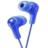 JVC Fones De Ouvido Gumy In Ear Com Pacote De Papel Som Poderoso Ajuste Confortável E Seguro Peças De Ouvido De Silicone P M G HAFX7AN Azul 