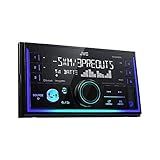 JVC KWX830BTS Car Stereo Double Din Bluetooth Audio And Calling MP3 Player Porta USB Entrada AUX Receptor De Rádio AM FM Iluminação Multicolorida