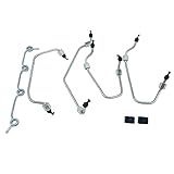 JZGRDN Conjunto De Tubos De Combustível Injetor 19077 53714 19077 53723 19077 53733 19077 53743 16454 42502 15841 53850 15841 53860 Compatível Com Kubota V2203 Motor V2003 V1903 V2403 D1703 D1403
