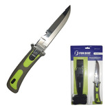K 02 Fun Dive Faca De Mergulho Pesca Sub Inox Com Bainha