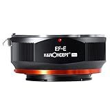 K&f Concept Adaptador De Montagem De Lente Para Lentes Canon Ef Ef-s Para Câmeras Sem Espelho Sony Alpha E Nex, Adaptador De Lente De Foco Manual Com Design De Verniz Fosco, Sem Foco Automático