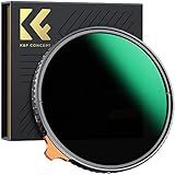 K F Concept Filtro ND2 Para ND400 HD ND De 58 Mm 1 9 Paradas Densidade Neutra Ajustável Variável Ajustável Compatível Com Lentes De Câmeras DSLR Com Revestimentos Multicamadas Putter HD 28