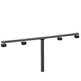 K M Barra De Microfone König Meyer 23600 500 55 Para Montagem Em Até Quatro Microfones Ou Braços De Lança Conector Rosqueado Em 360 Tudo Em Uma Peça Construção De Aço Feita Na Alemanha Preto