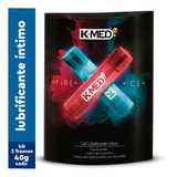 K med Fire And Ice Gel Lubrificante Íntimo 80g Kit Com 2 Unidades